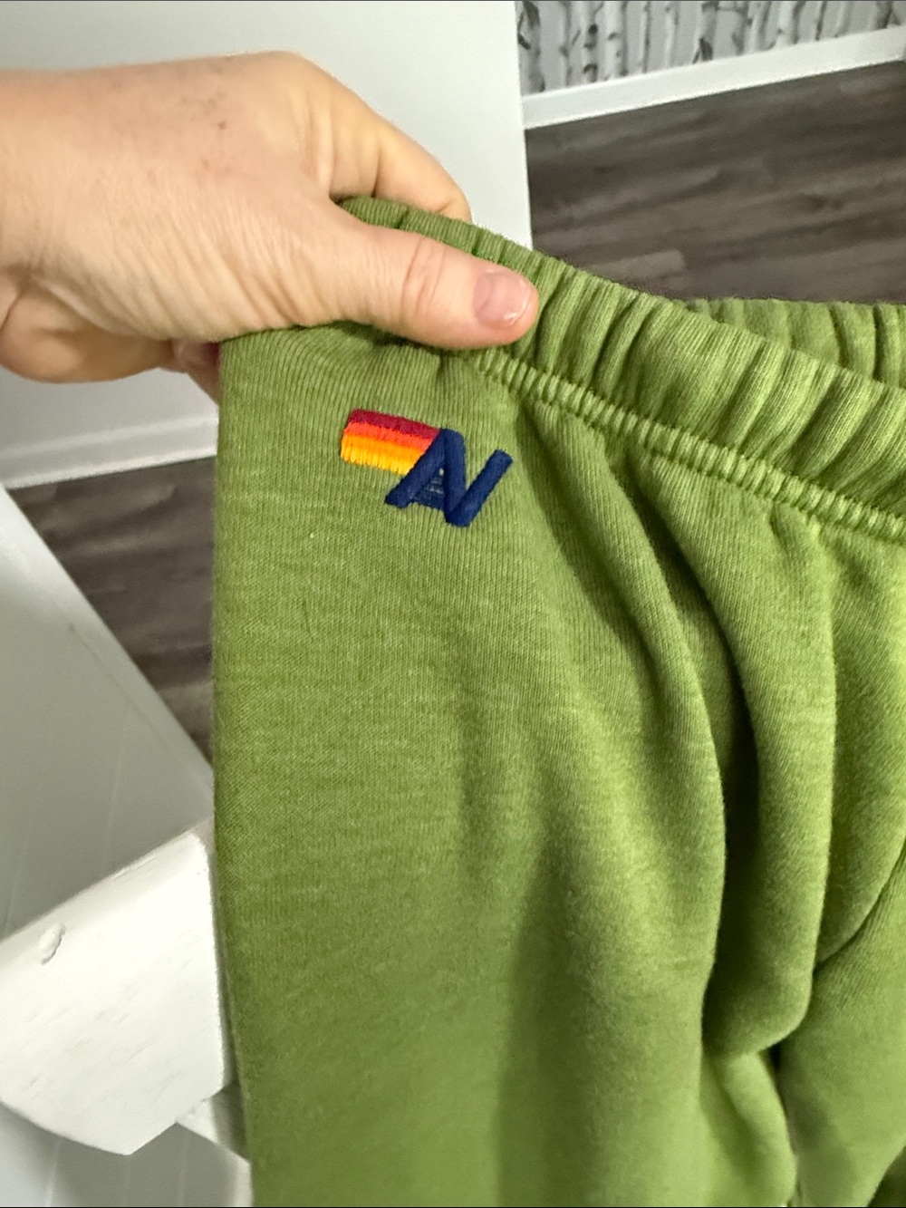 Aviator Nation Olive Green Fleece Joggers - Picture 4 of 5